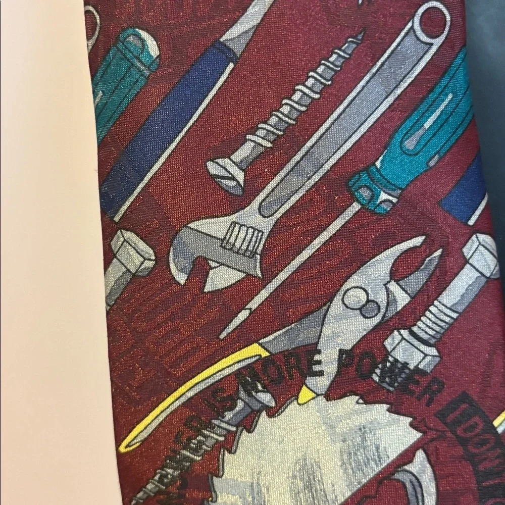 Home Improvement Vintage TV Show More Power Tool Time Necktie Tie